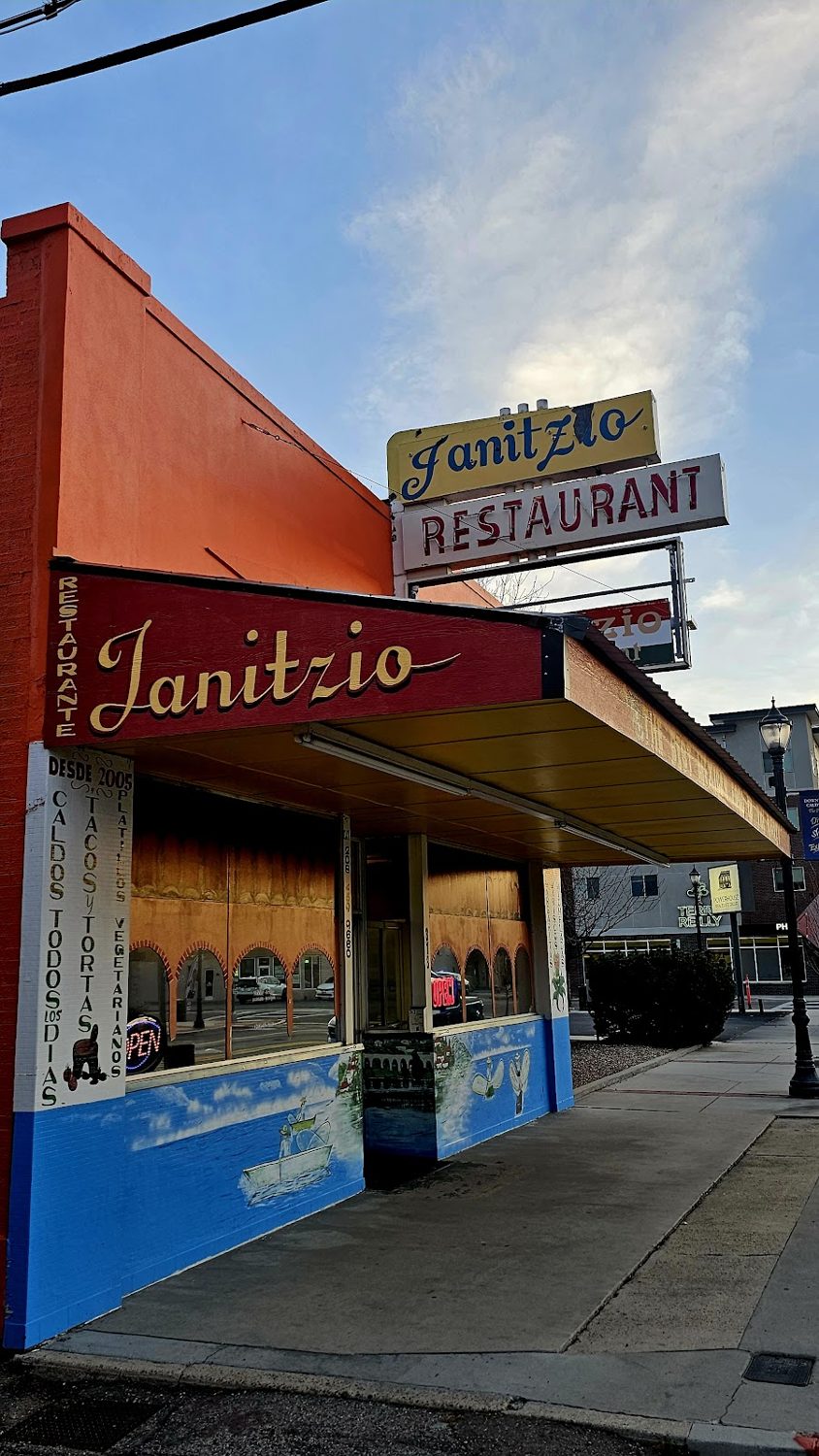 The Janitzio Mexican Cuisine storefront on S Kimball Ave, Caldwell